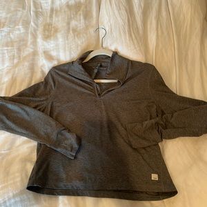 Vuori gray half zip